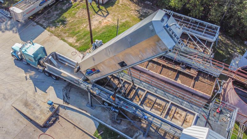 On-Site Dewatering — Roll-X & Rocket Truck